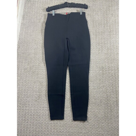 Spanx The Perfect Black Ankle Pant Slimming Shaping High Rise Medium Black EUC - Picture 3 of 9